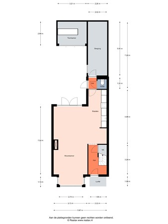Floorplan - Heemraadstraat 9, 3752 EM Bunschoten-Spakenburg